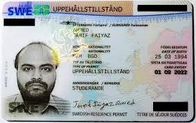 Buy registered Swedish residence card